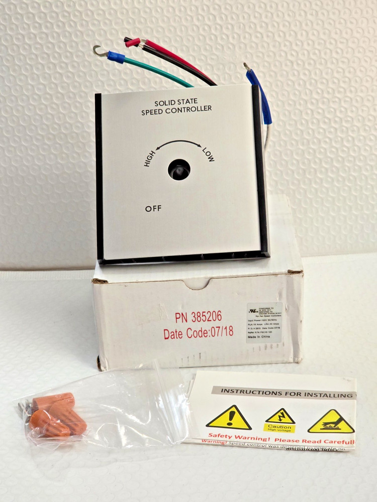 Raffel FSC10-120 Solid State Speed Controller, NEW (no Dial)