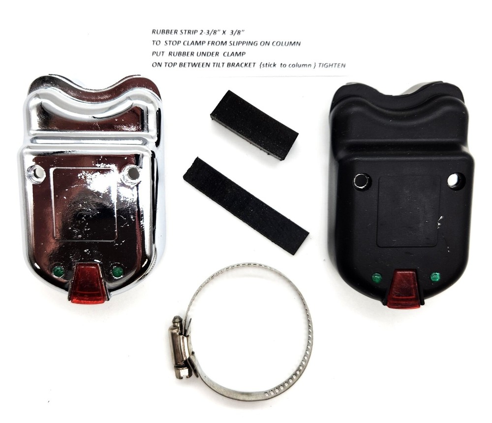 UNIVERSAL SIGNAL SWITCH  REPLACEMENT  METAL CAP  BLACK OR CHROME