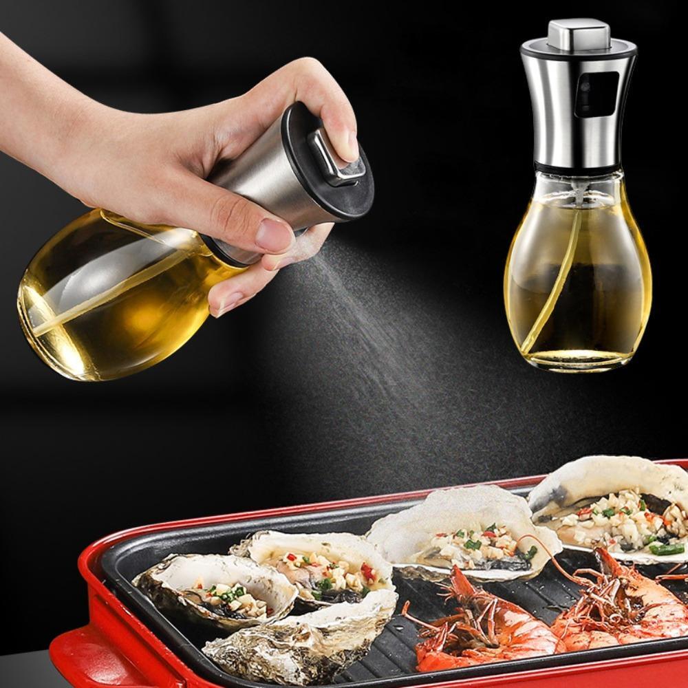 Multi-function Oil Spray Pot: High-pressure Glass Sprayer for Cooking & Bbq