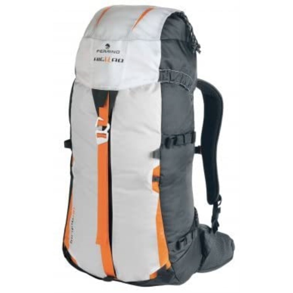 Ferrino Torque 40-Litre Backpack | White/Black/Orange