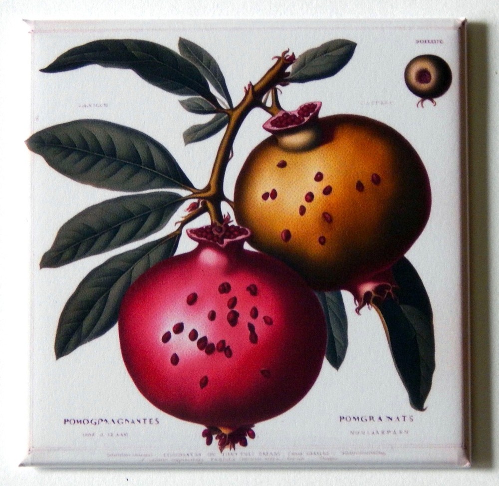 Pomegranates FRIDGE MAGNET "style B"