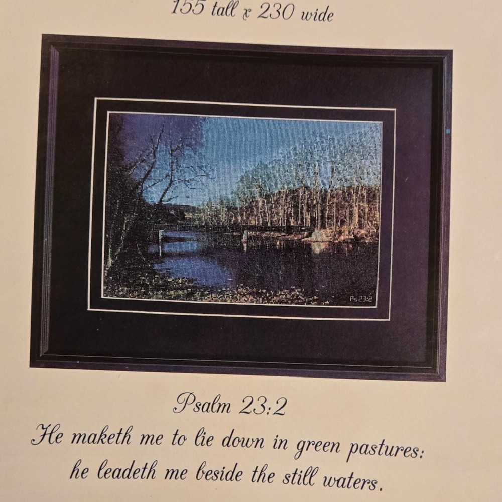 Beautiful Threads Needlework Designs Still Water Cross Stitch Pattern Graph