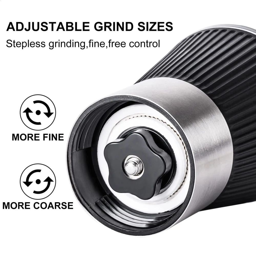 160ML Manual Coffee Grinder Hand Grinder Coffee Mill with Adjustable Conical