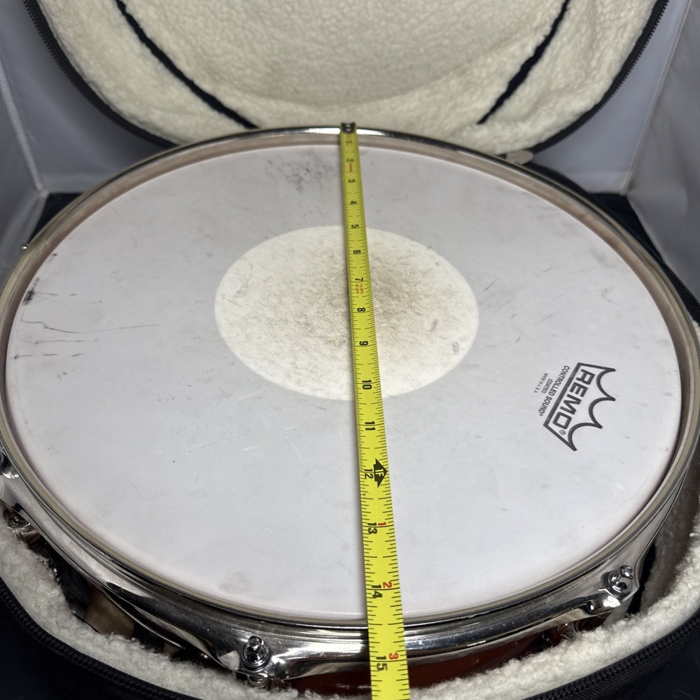 Paladin ddrum Maple Orange Snare Drum W/ Case
