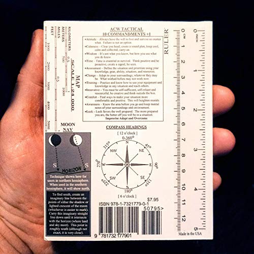 Tiny Pocket Survival Guide EDC Reference Skills Field Emergency Disaster Rural