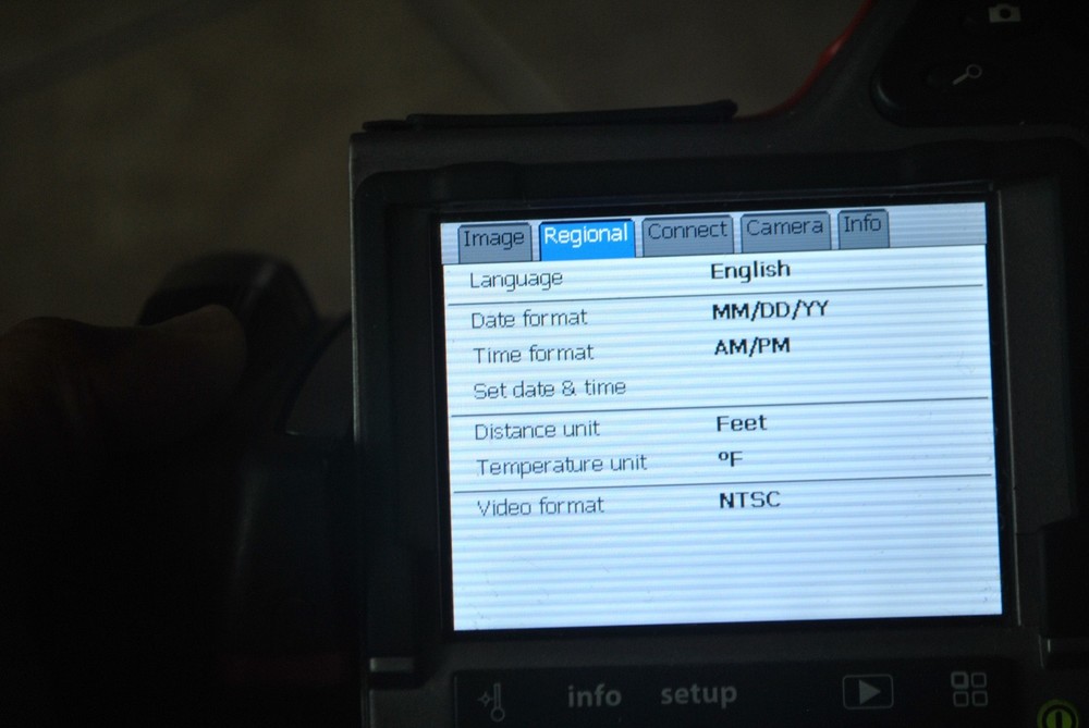 FLIR T400 thermal camera