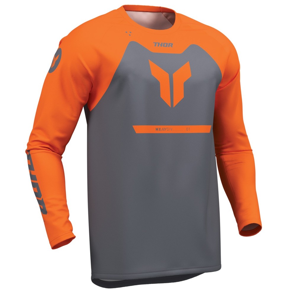 Thor Ridemode Menace Youth Jersey - Charcoal