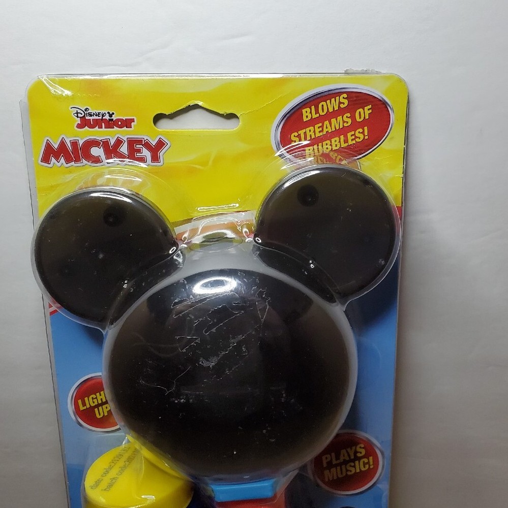 Disney Mickey Mouse Light and Sound Musical Bubble Wand Includes bubble Solution
