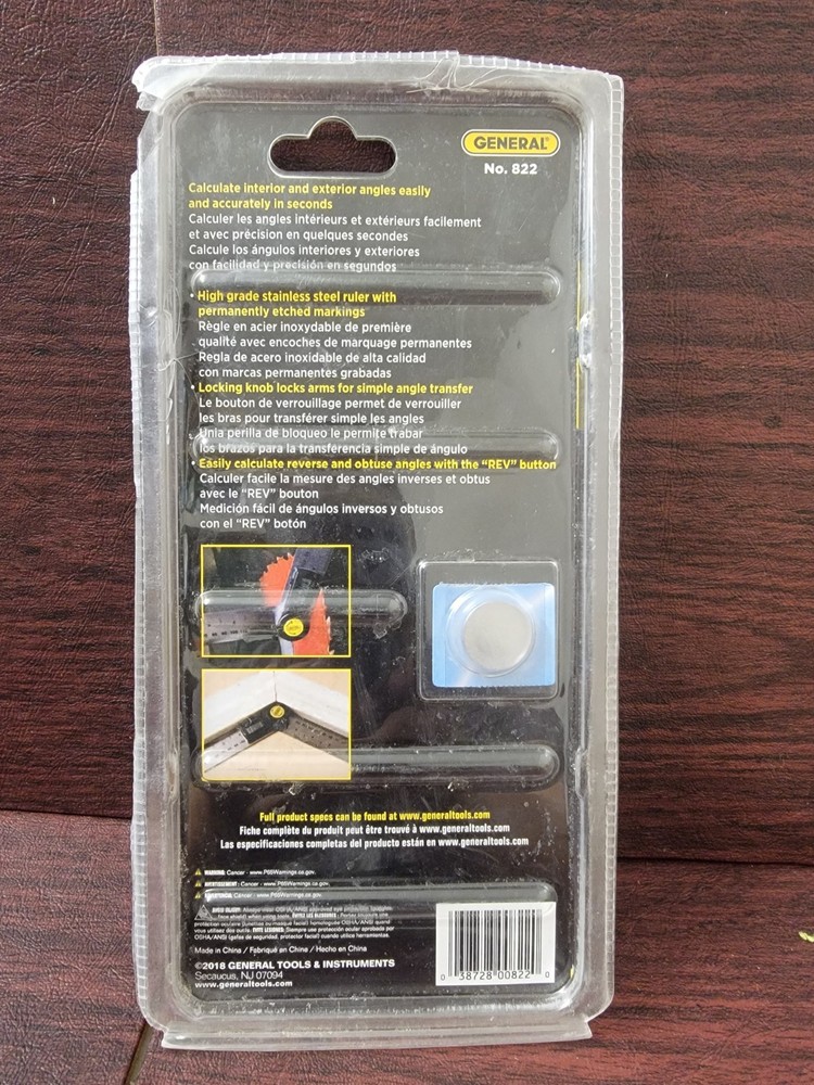 General Tools Pro Angle 2, Digital Angle Finder, 5" Size,