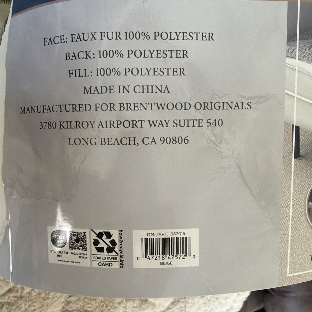 Tan Protect Sofa Overlay Waterproof Backing & Non-Slip Bottom Machine Washable