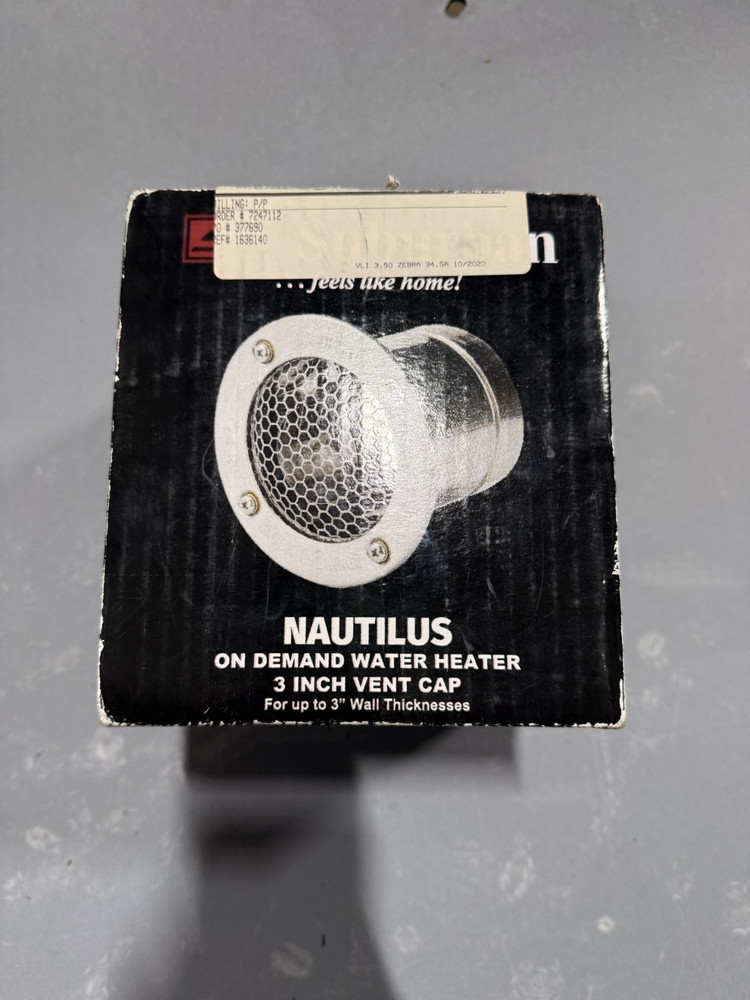 Nautilus 3in water heater vent cap #212142