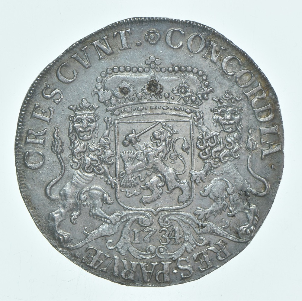 1734 Netherlands Silver Ducaton *9289