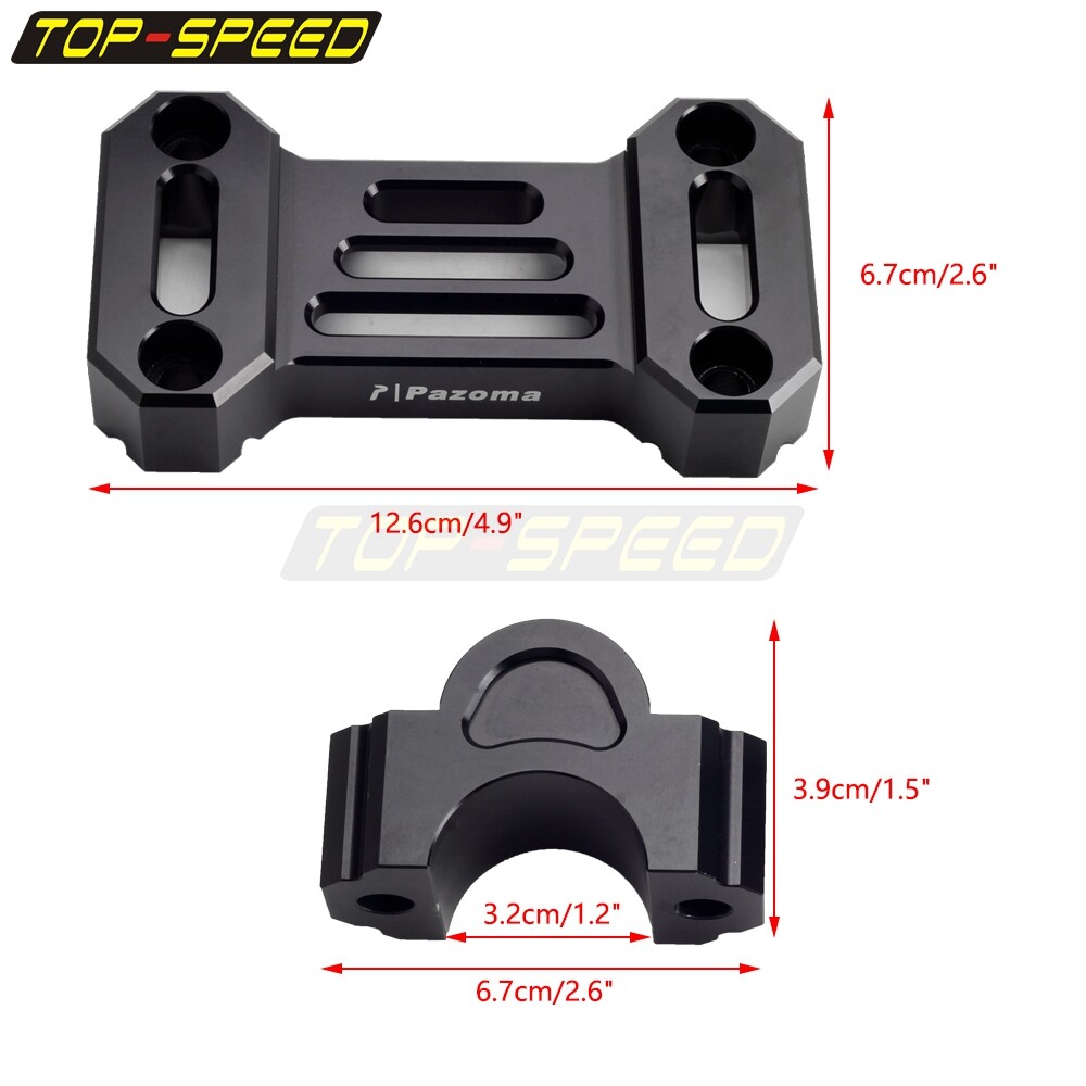 Motorcycle Pullback Riser Kit Handlebar Riser Extension 1' For Harley RA1250