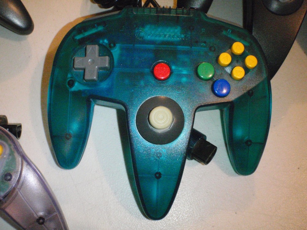 NINTENDO 64 N64 SYSTEM WITH 4 CONTROLLERS TESTED