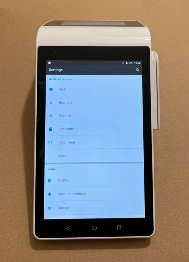 All in One android Wifi POS Terminal Tousei PT7003MAC