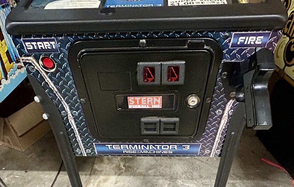 STERN TERMINATOR 3 PINBALL MACHINE ARNOLD!