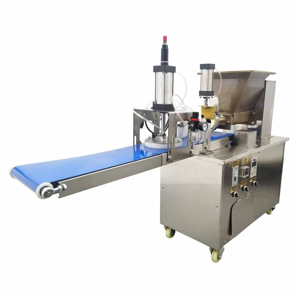 110V Electric Dough Quantitative Cutter Pneumatic Press Cake Integrated Machine