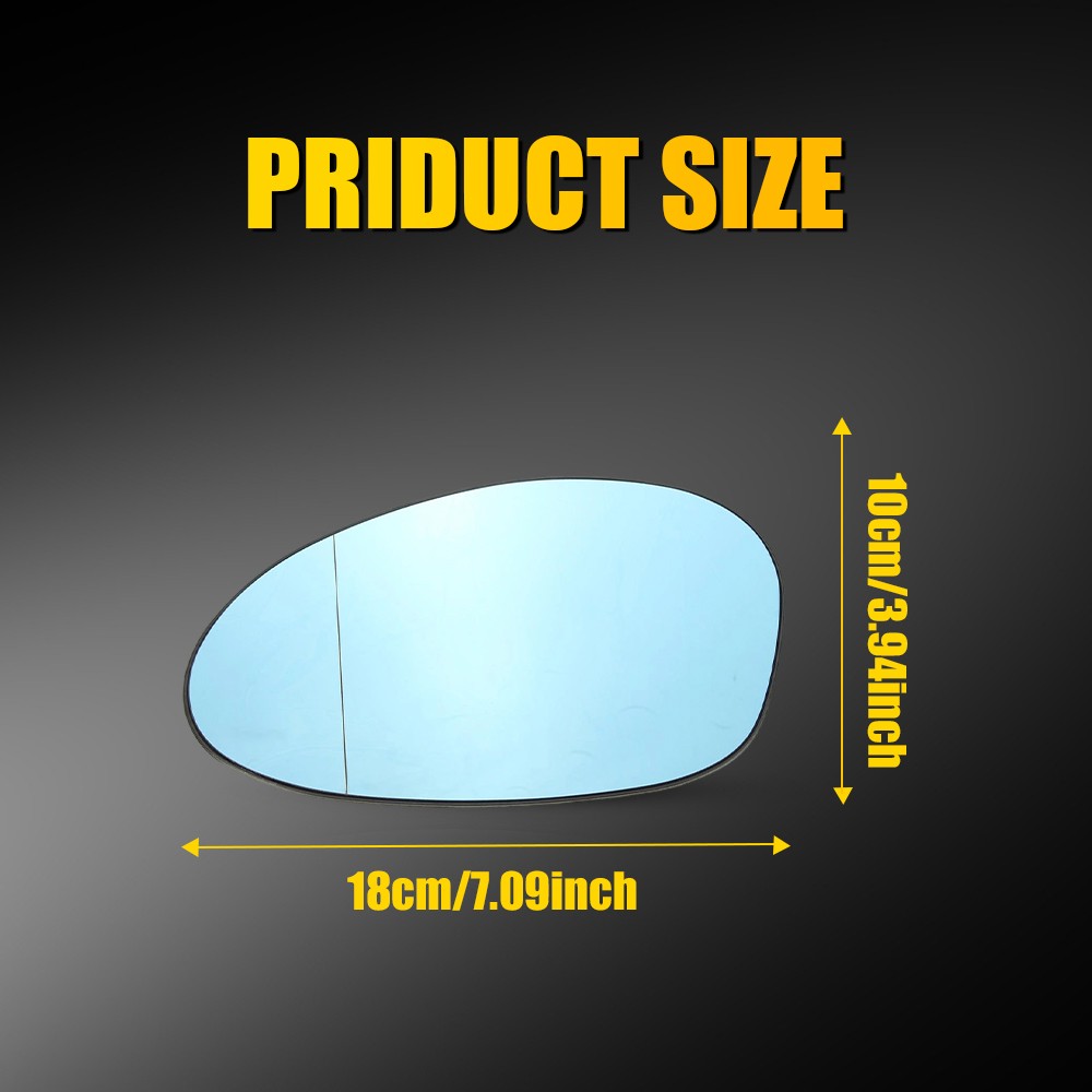 Blue LH RH Side View Mirror Glass for BMW E46 M3 E90/E91/E92/E93 E81/E82/E87/E88
