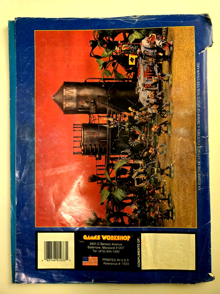 GW Warhammer 40 1994-95 Blue Miniatures Catalog