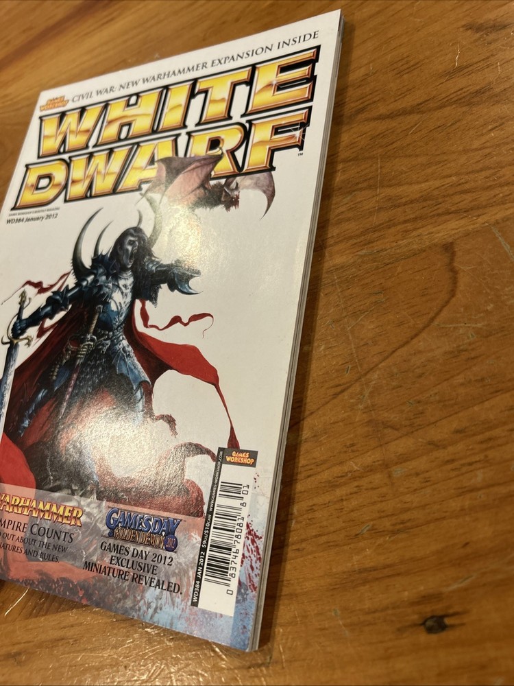 Games Workshop Warhammer White Dwarf Magazine #384 January 2012
