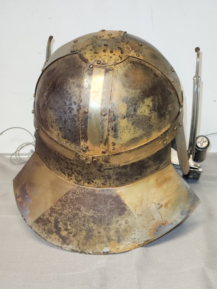 Mock Viking Crusader Helmet Modified Warrior Armor Medieval Mad Max