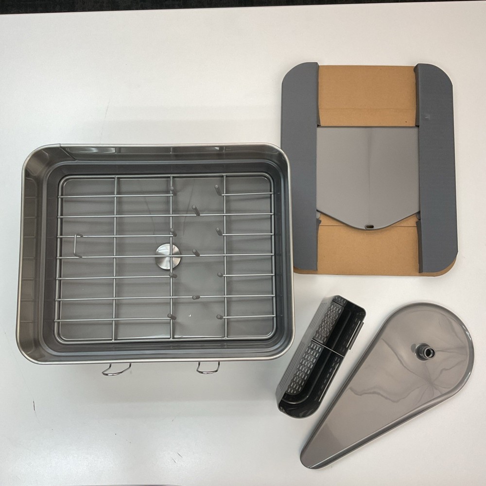 Simple Human Steel Frame Dishrack COMPACT Color: Brushed