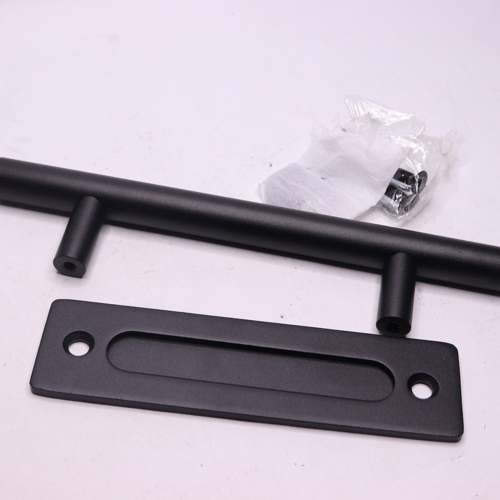 Winsoon Sliding Barn Door Handle Pull and Flush Hardware Set GCM4987N