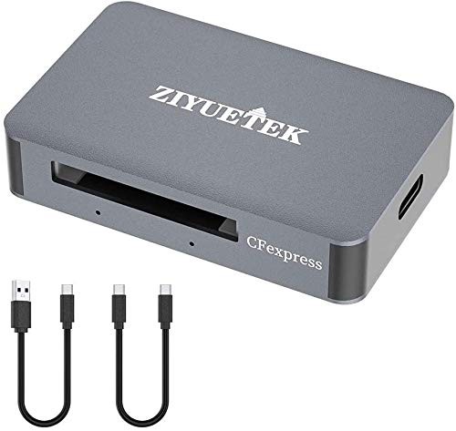 CFexpress Card Reader USB 3.1 Aluminum caseing cfexpress Type b Grey