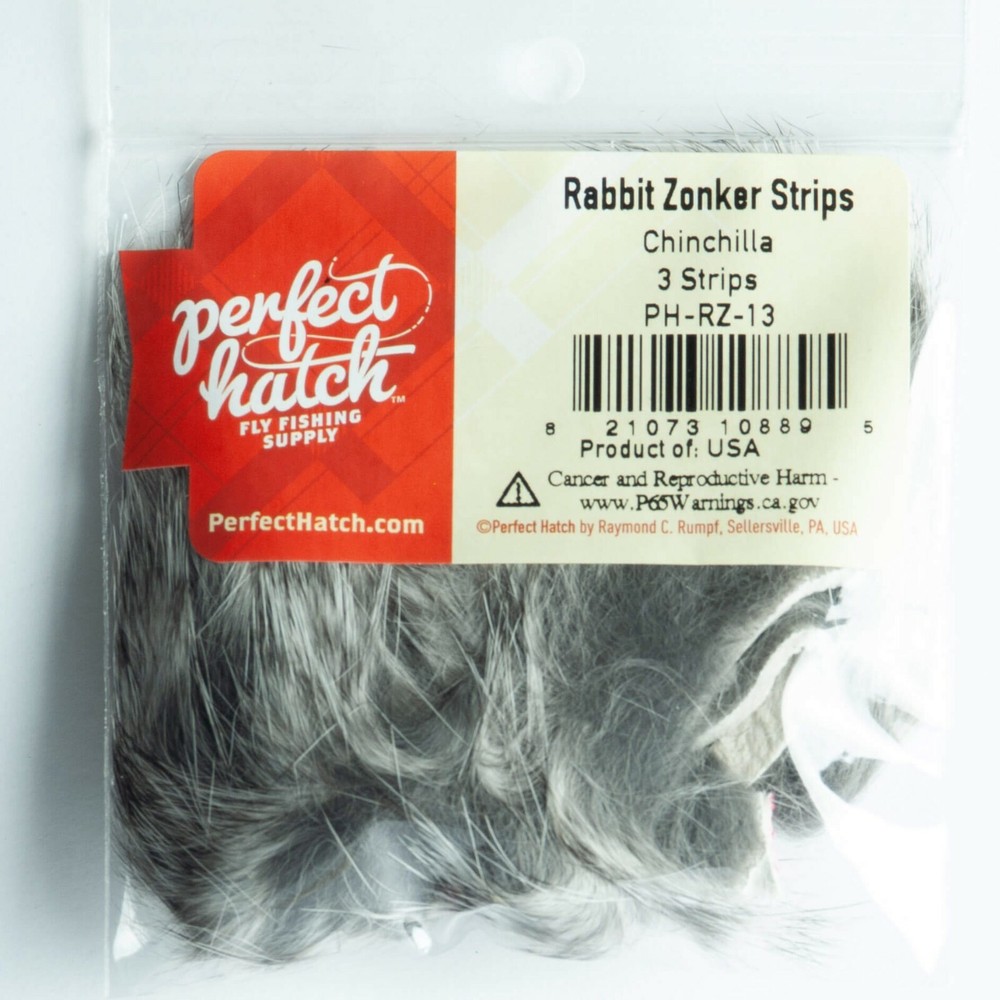 Perfect Hatch Rabbit Zonker Strips for Fly Tying