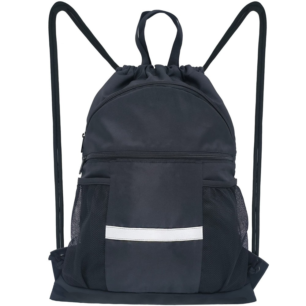 Drawstring Backpack Sports Gym Bag with Shoe Compartment, X-Large String Bag ...