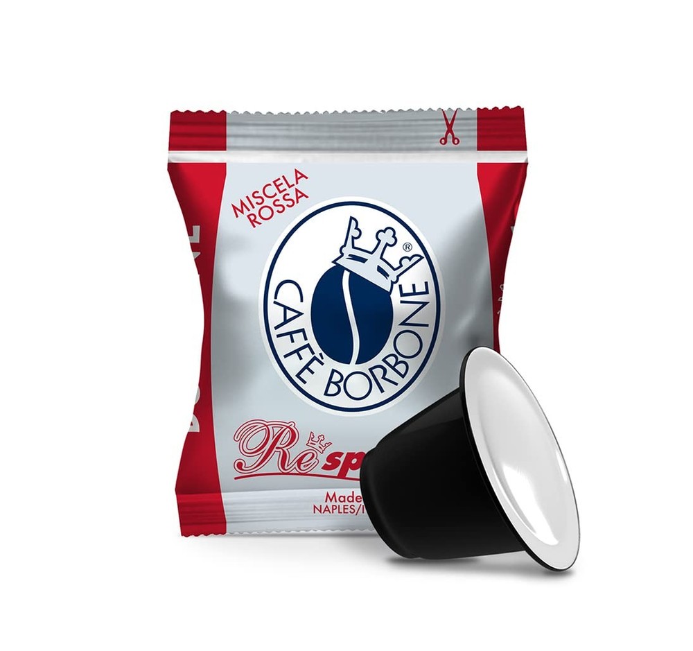 Caffè Borbone Red Blend Nespresso Compatible Espresso 100 Count,