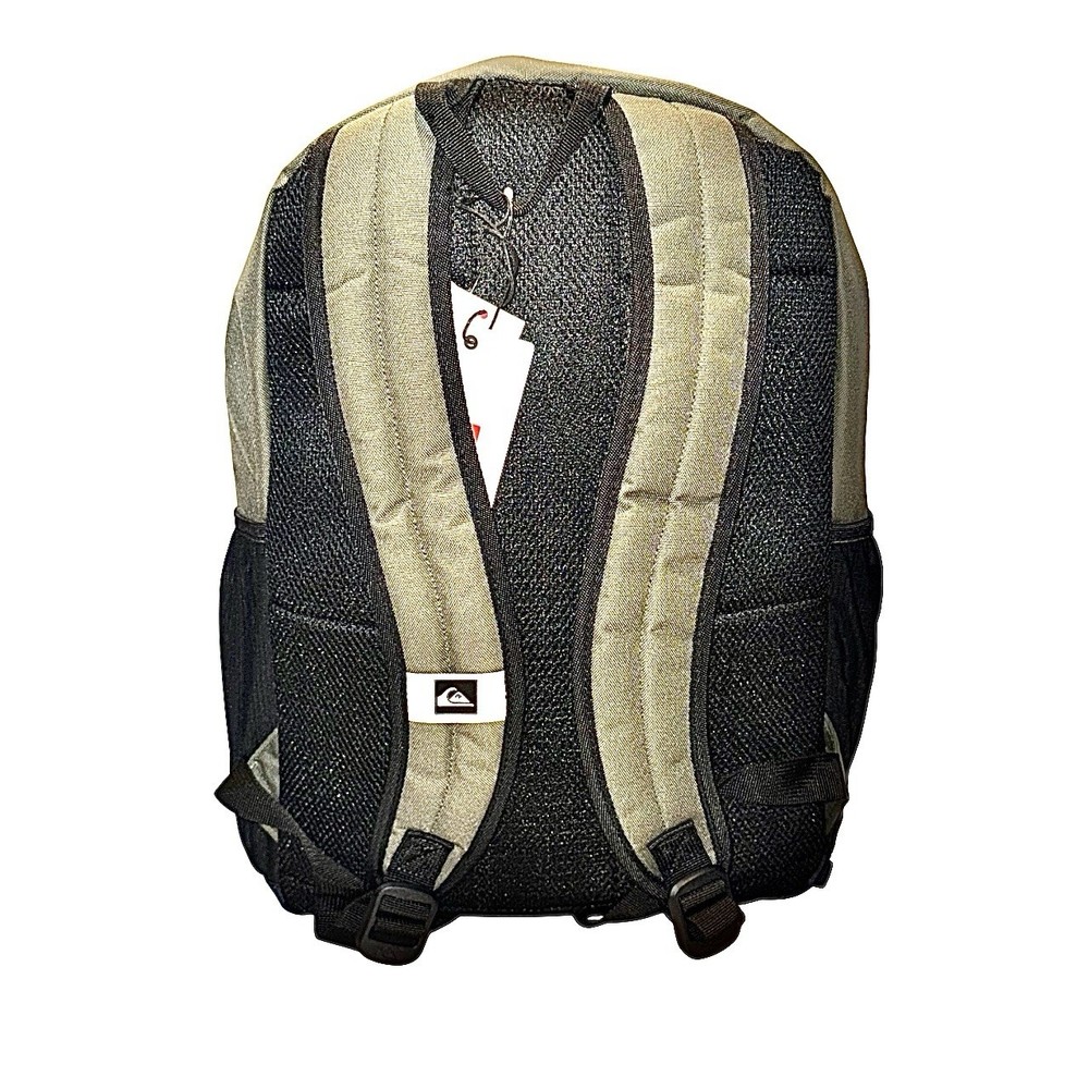 NWT Quicksilver Breakout Backpack Padded Color Block Canvas Laptop Adjustable