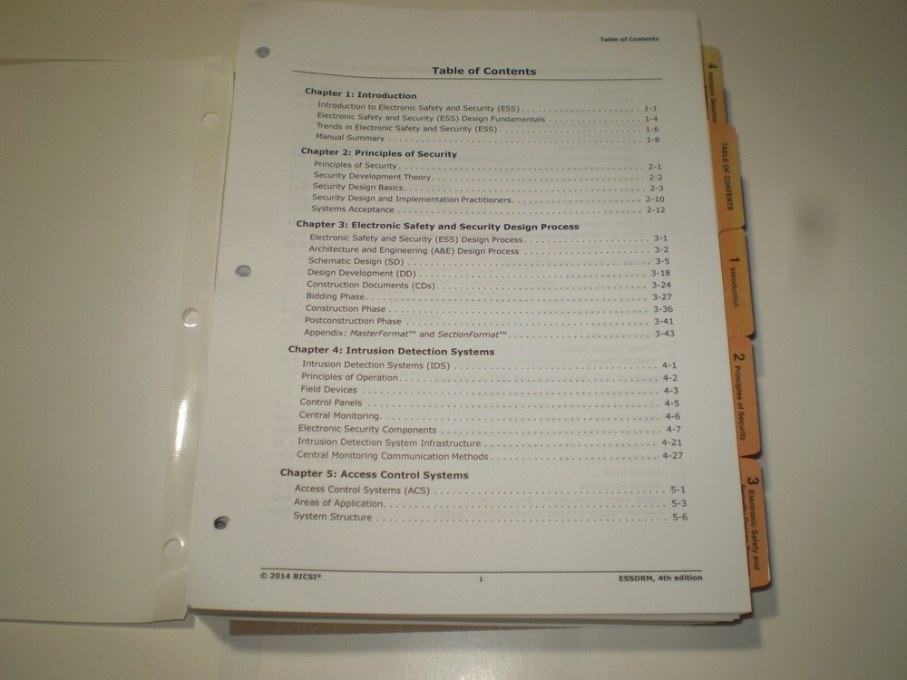BICSI Electronic Safety and Security Design Reference Manual (ESSDRM) 4th ed