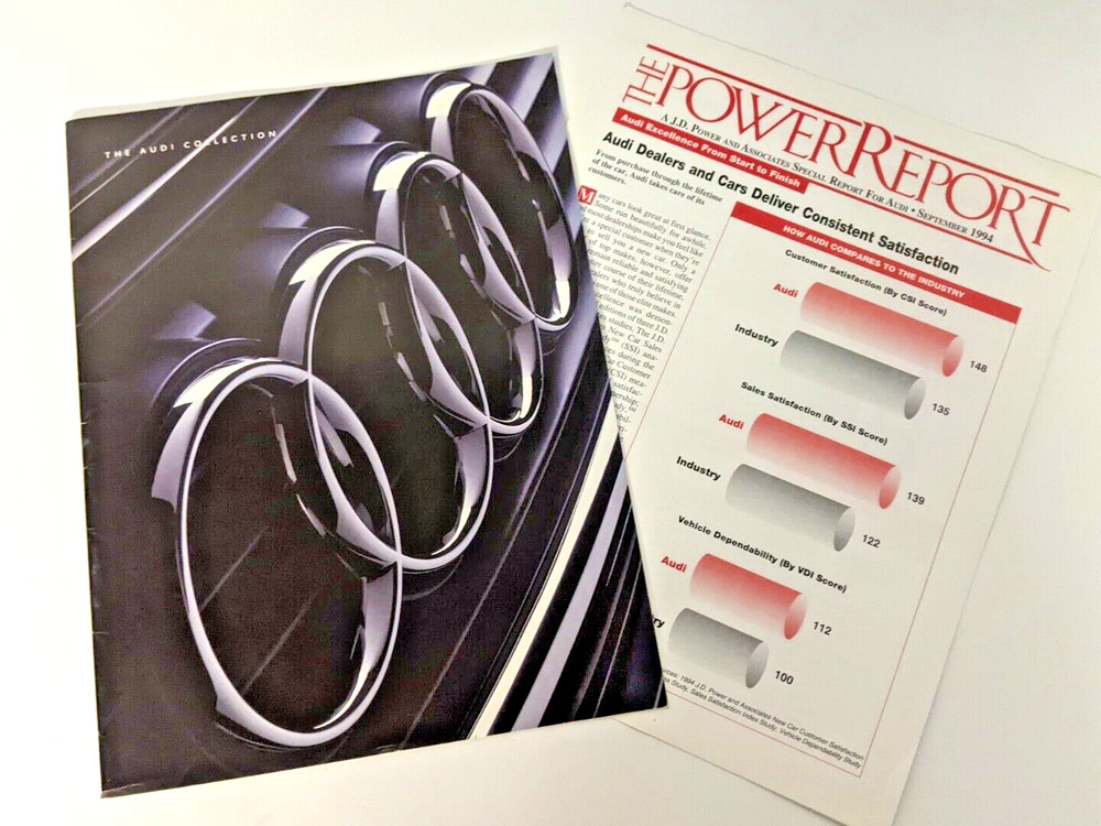 1994 AUDI COLLECTION FULL LINE BROCHURE