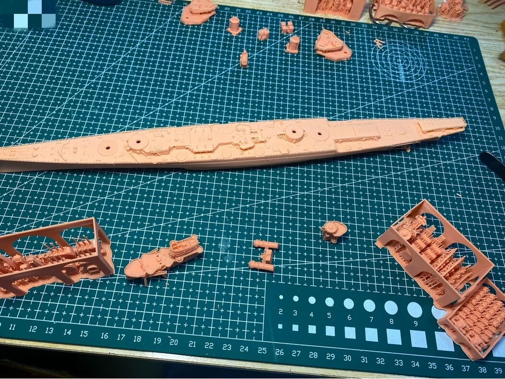 3D Printed 1/700 S-Series X-Class Comisar Cruiser Unpainted Model Kit HOT