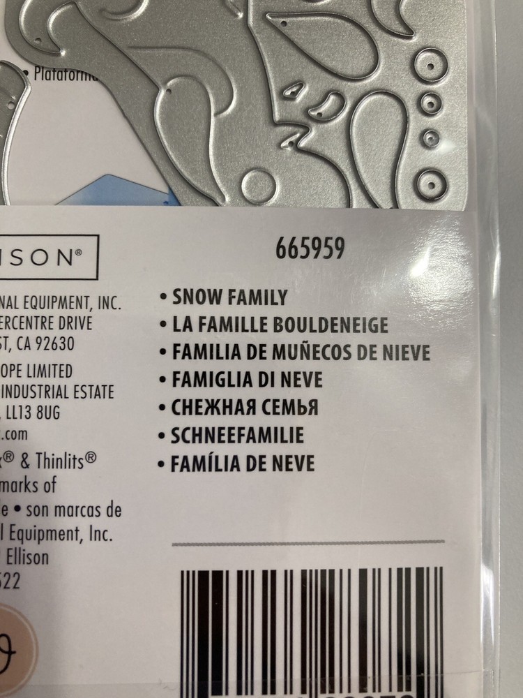 Sizzix Thinlits Dies By Jennifer Ogborn 17/Pkg-Snow Family -665959