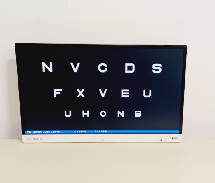 Visionix VX22 Digital Acuity System used Optometrist Ophthalmic Chart Display