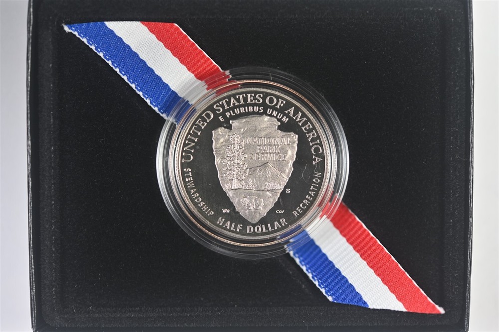 2016 S National Park Service Centennial Commemorative Proof Clad Half Dollar