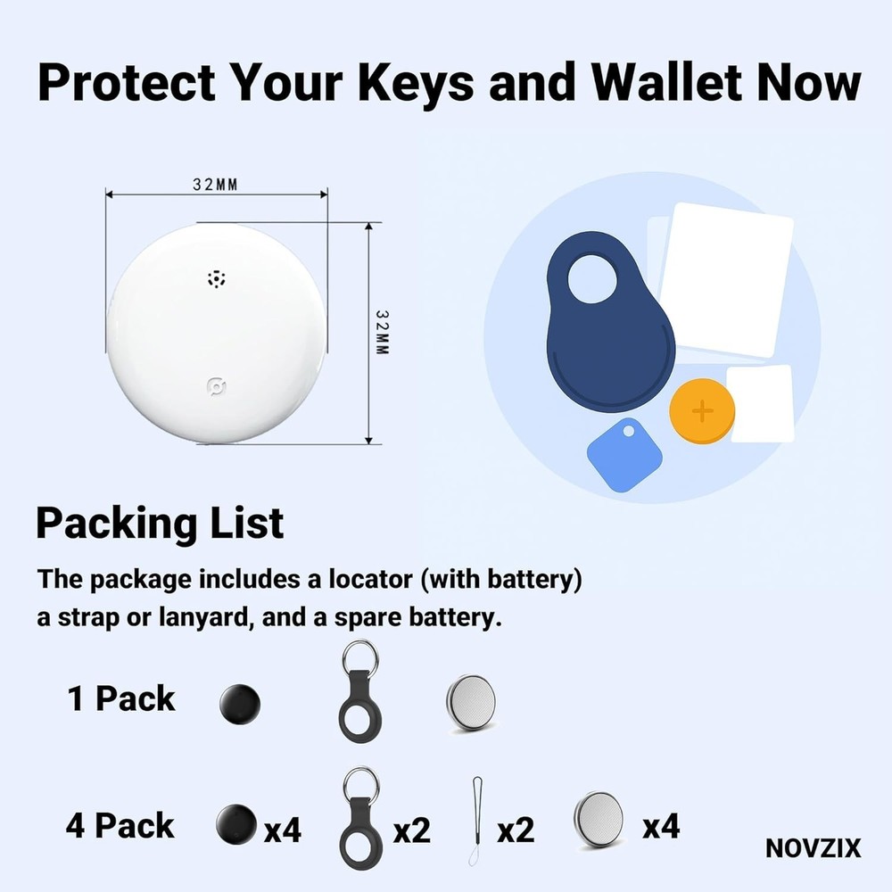 Android Compatible Air Tracker Tag - Tracker Tags for Android Phones, Support...