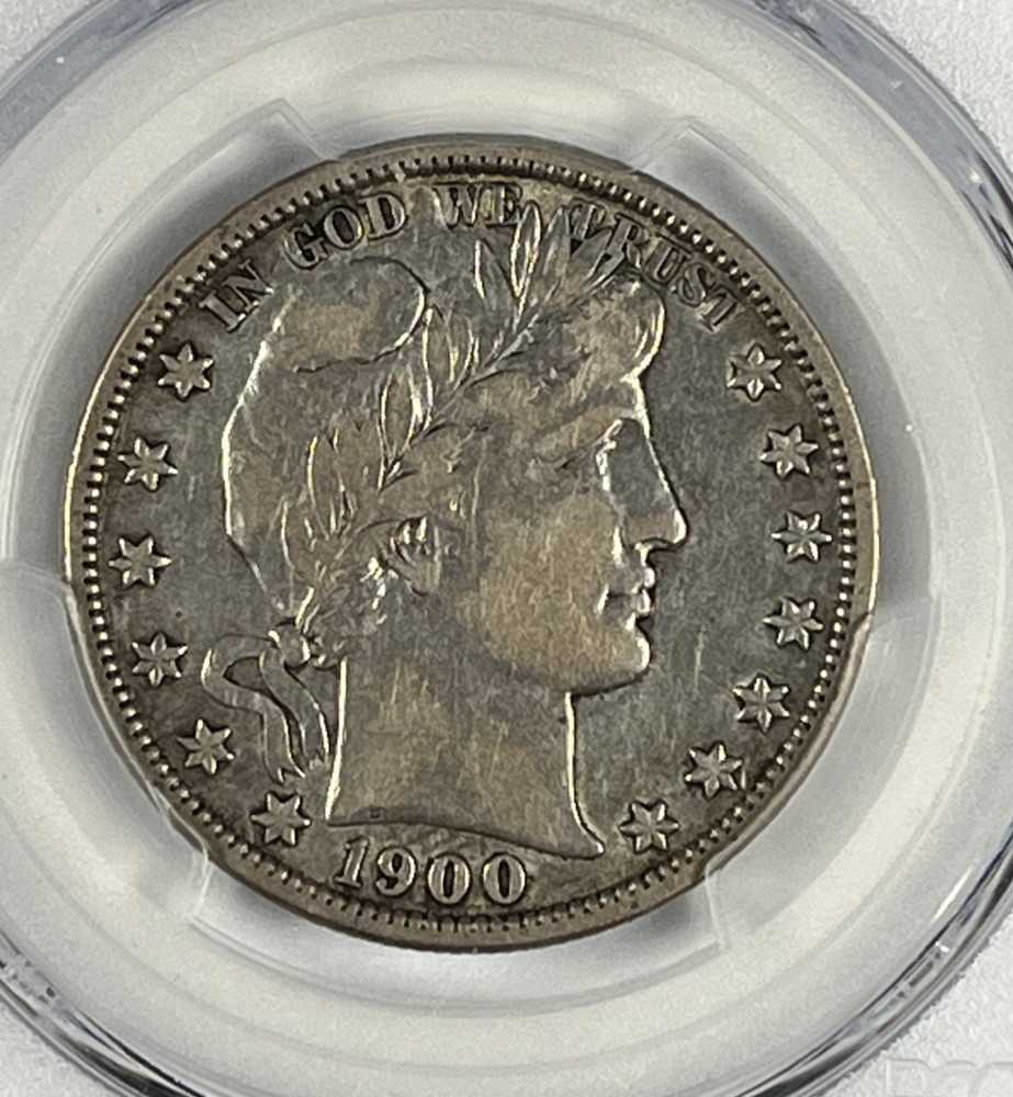 1900-O Barber Half Dollar : PCGS VF20
