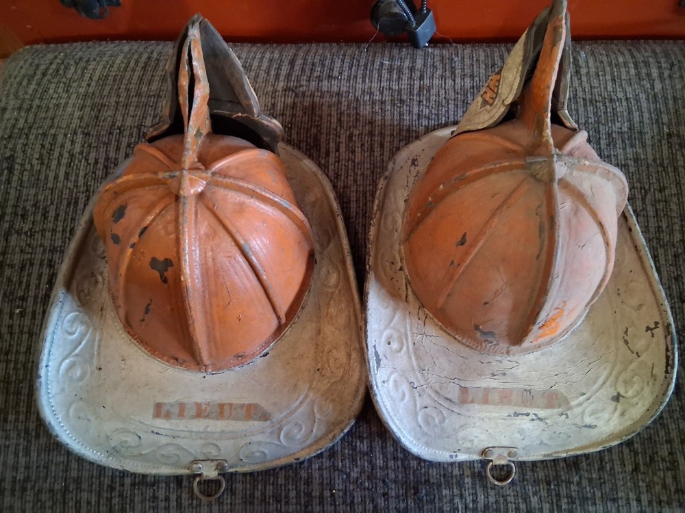 2 HIGH EAGLE FIRE HELMETS