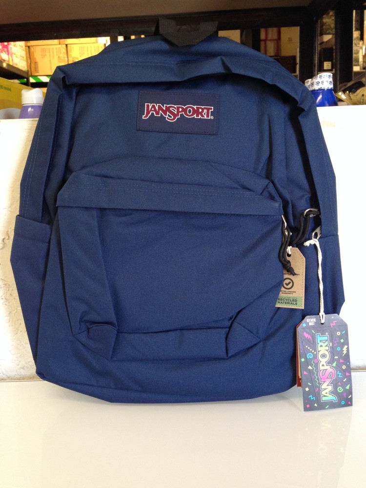 JanSport SuperBreak Backpack 26L - Navy Blue