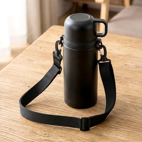 Black Shoulder Strap, Adjustable Replacement Shoulder Strap, 60 Inch Universal