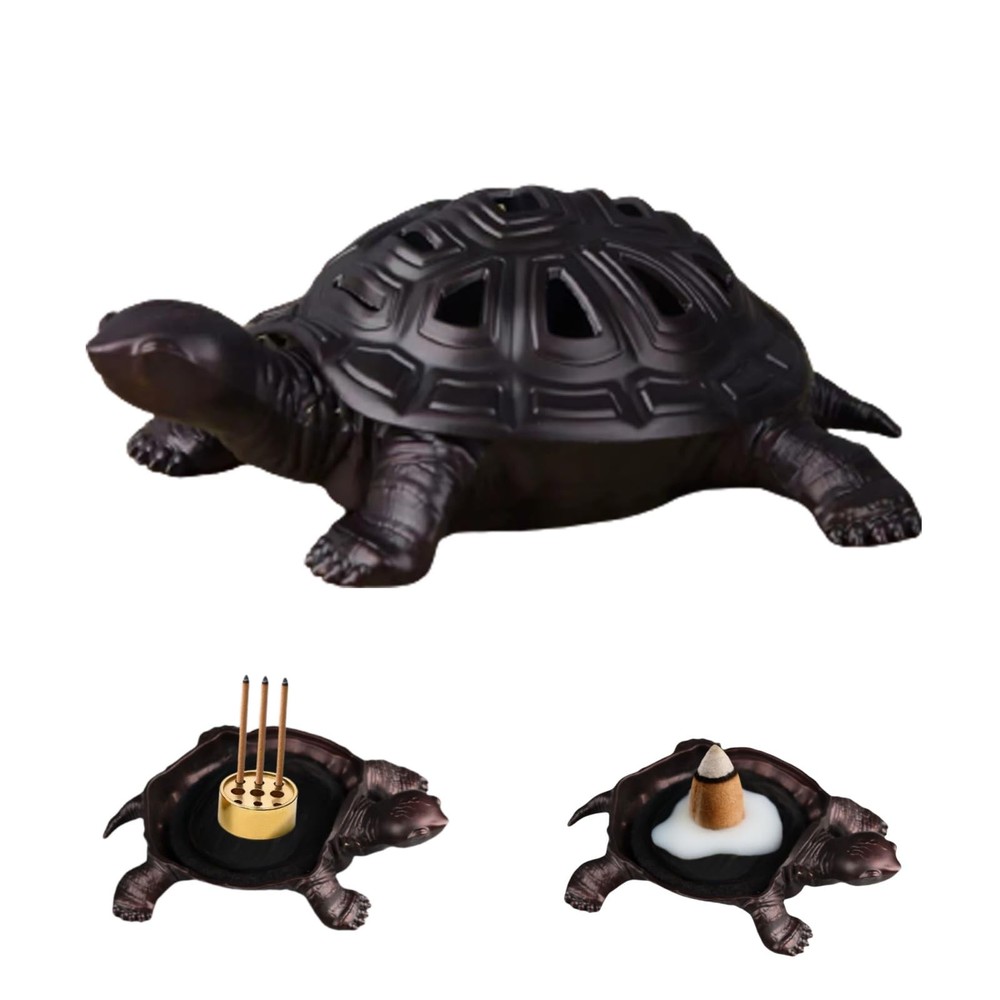 Incense Burner, Holder with Stick Turtle Burner