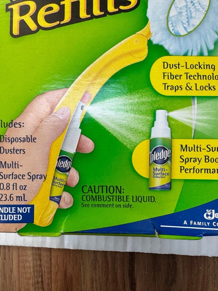 PLEDGE DUSTER PLUS Refills 5 Dusters