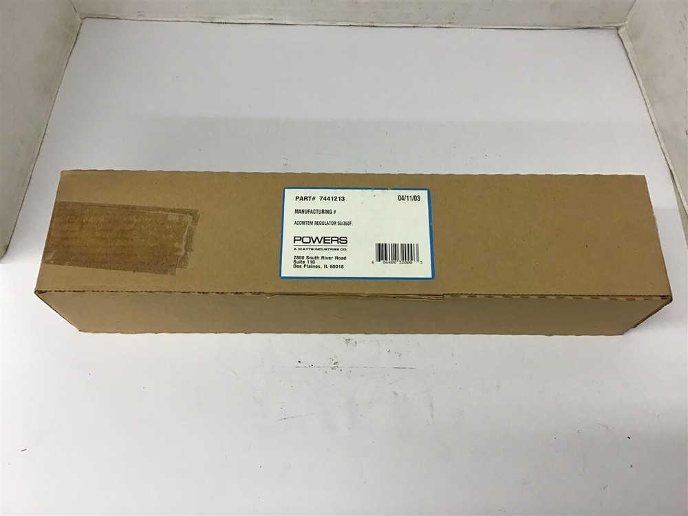 powers 7441213 Accritem Regulator 50/350 F