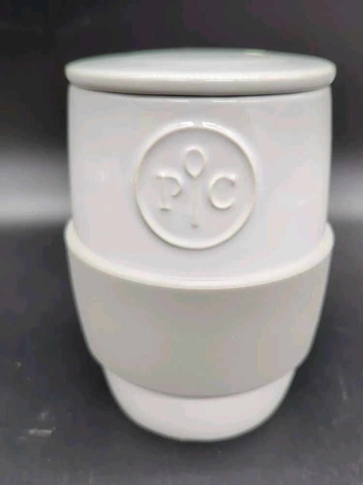 Pampered Chef Ceramic Egg Cooker~Two Cup Four Egg Capacity~Dishwasher Safe