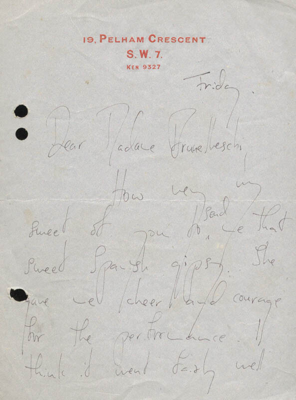 DAME MARGOT FONTEYN - AUTOGRAPH LETTER SIGNED
