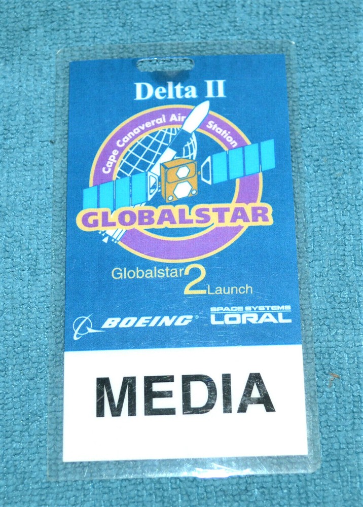 NASA Delta II Globalstar 2 launch badge 1998