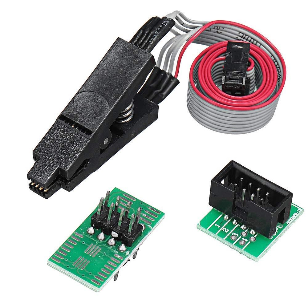 EEPROM BIOS USB Programmer CH341A + SOIC8 Clip + 1.8V Adapter + SOIC8 Adapter